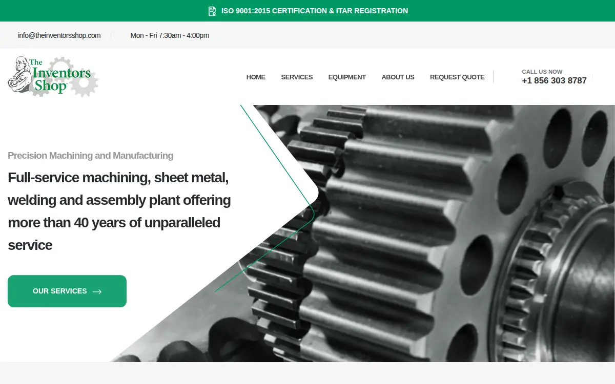 Homepage of The Inventors Shop, L.l.c.