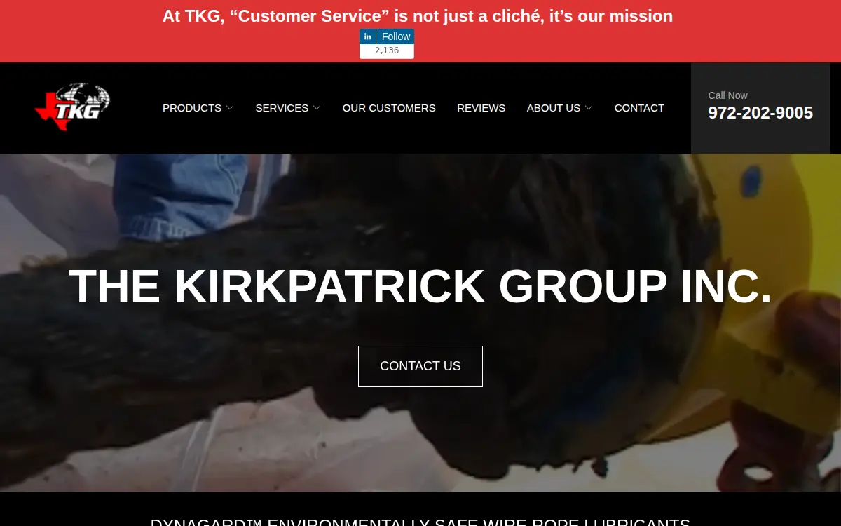 Homepage of The Kirkpatrick Group, INC.