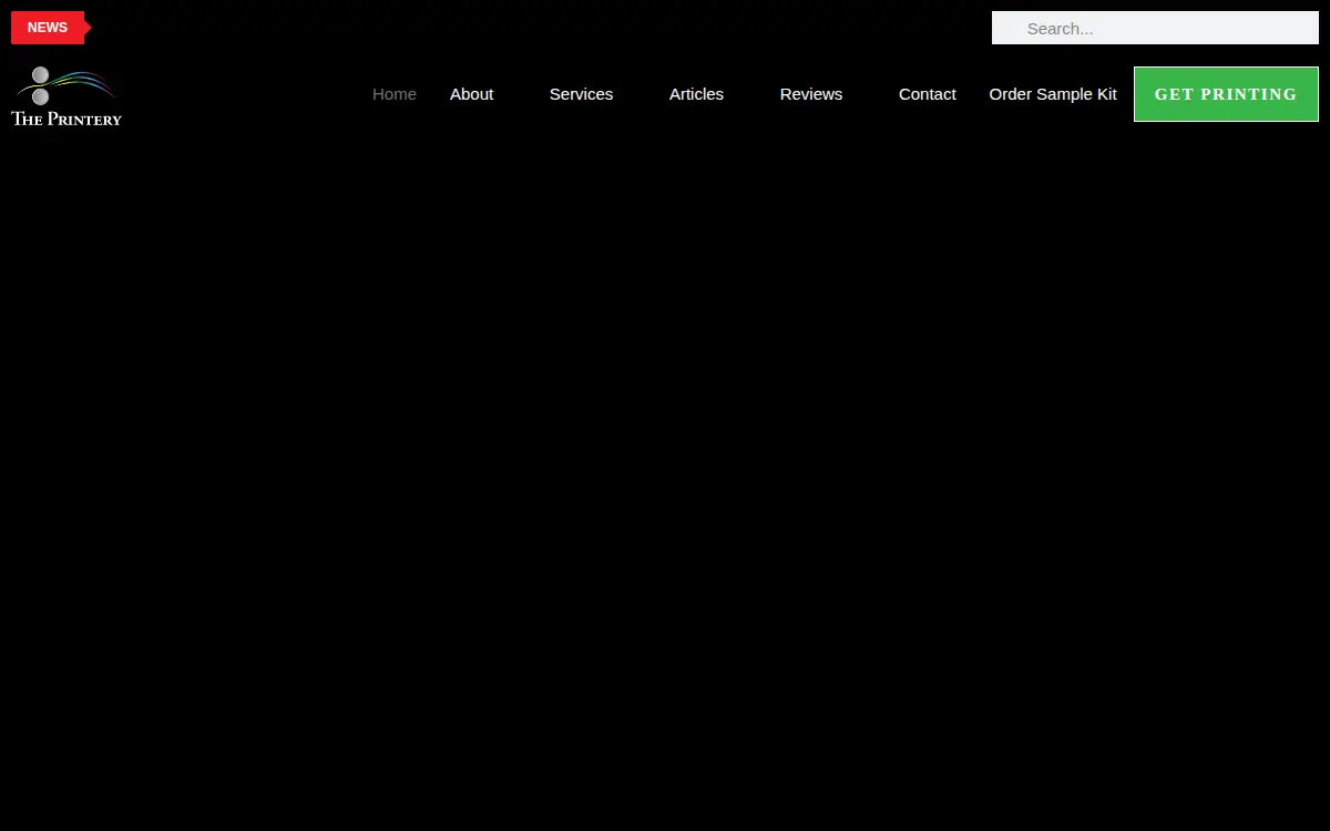 Homepage of The Printery, INC
