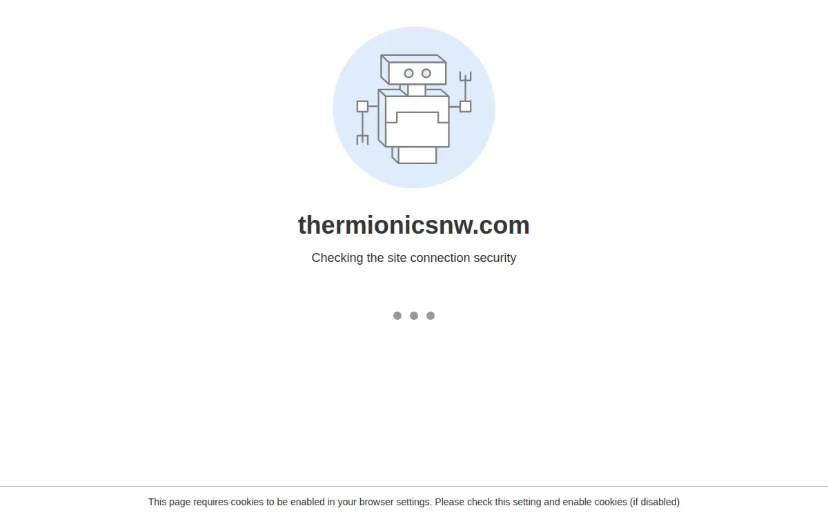 Homepage of Thermionics Northwest, INC.