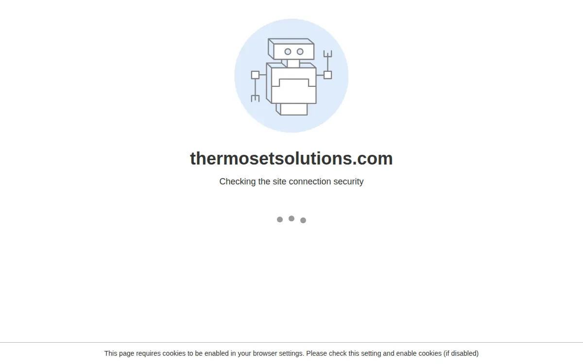 Homepage of Thermoset Solutions LLC