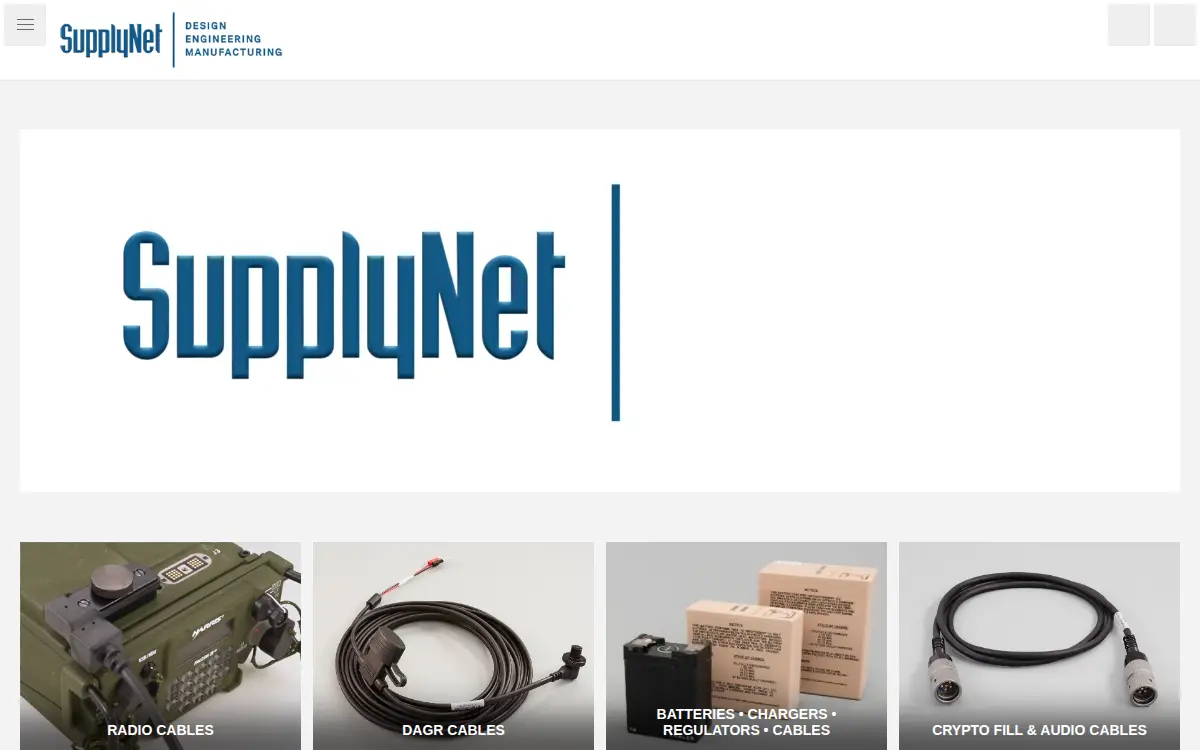 Homepage of Supplynet, INC.