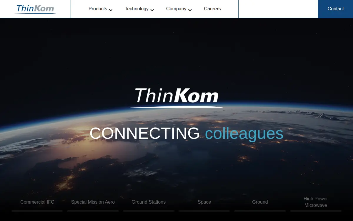 Homepage of Thinkom Solutions, INC.