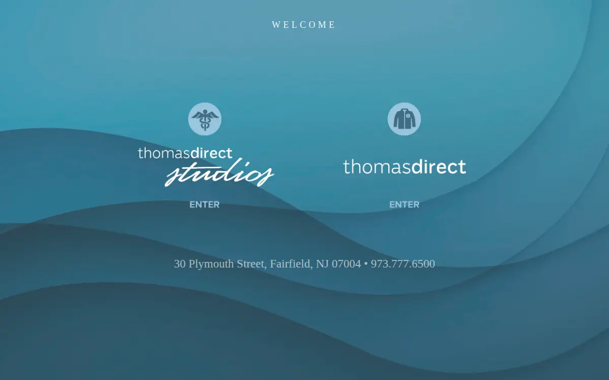Homepage of Thomas Direct Sales, INC.
