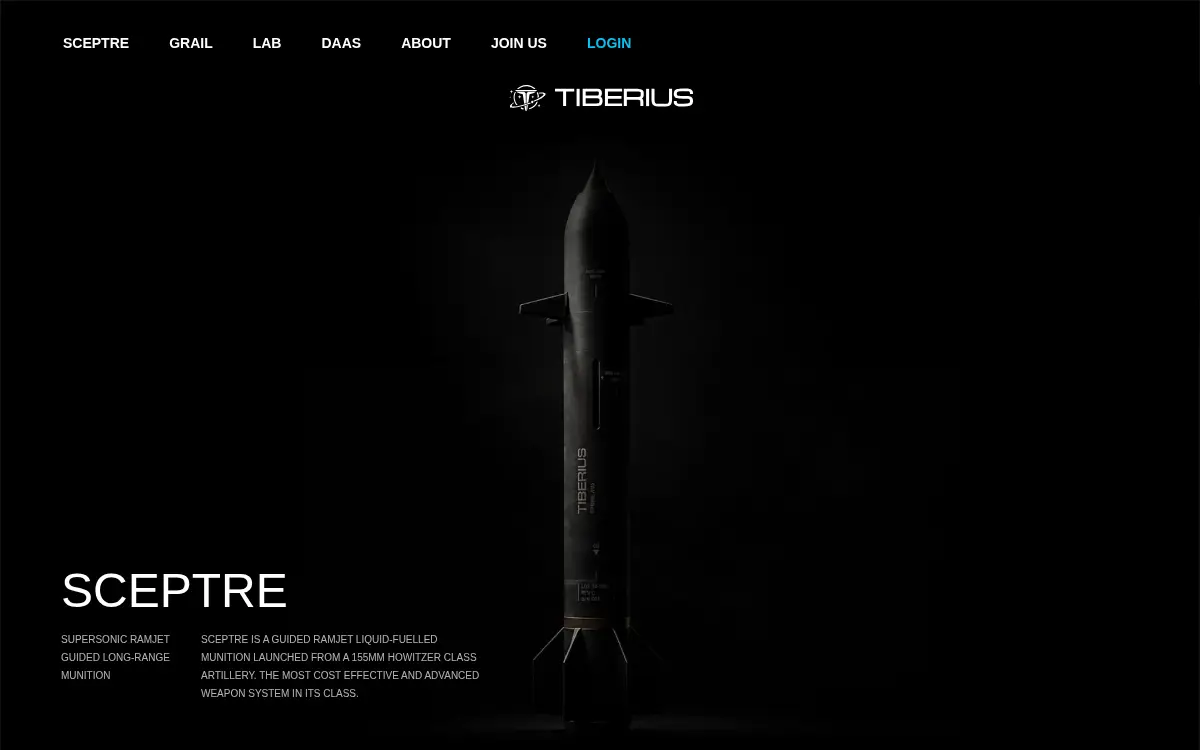 Homepage of Tiberius Aerospace, INC