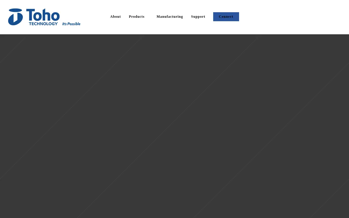 Homepage of Toho Technology INC