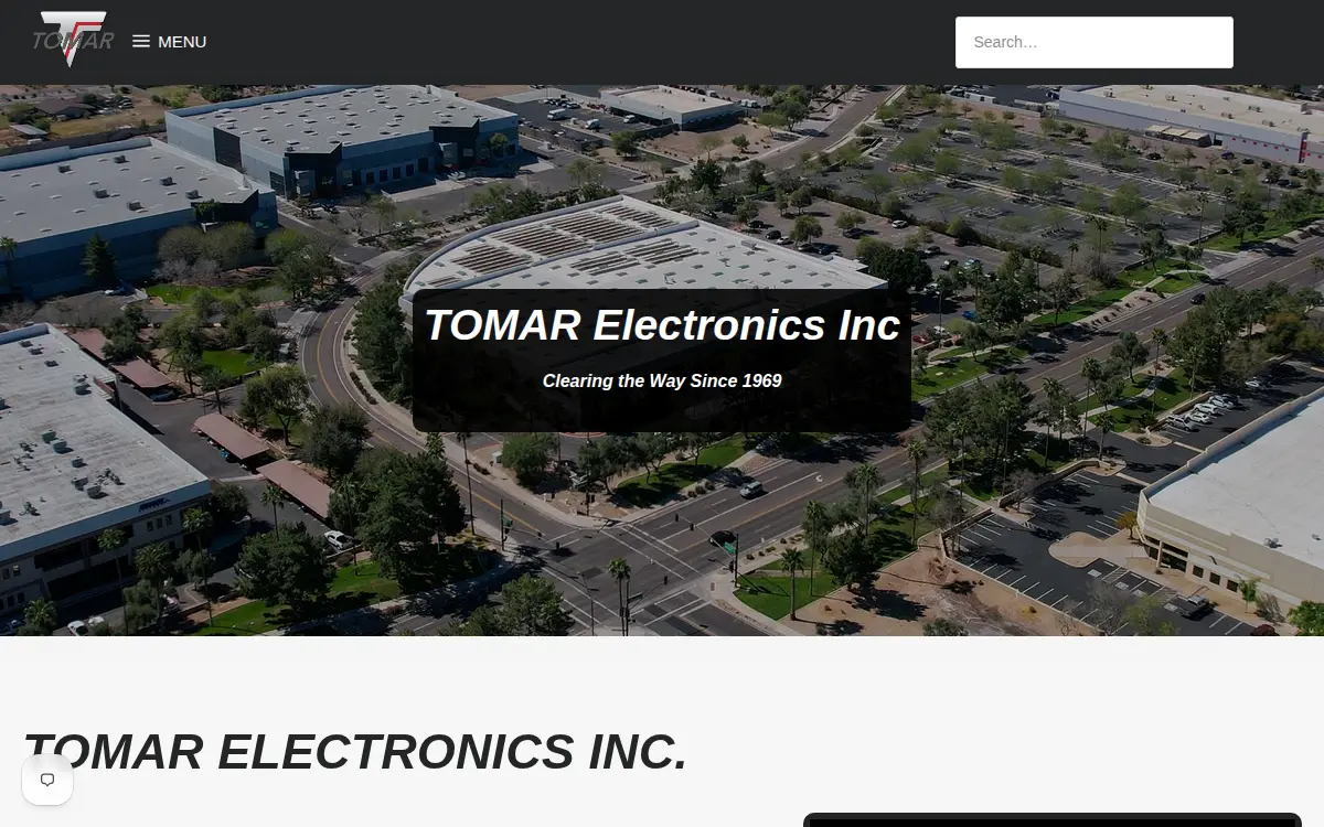 Homepage of Tomar Electronics, INC.
