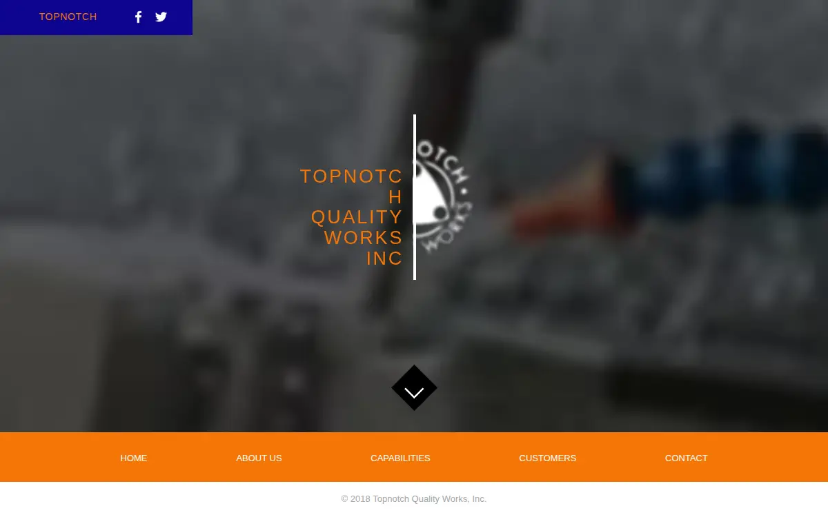 Homepage of Topnotch Quality Works, INC.