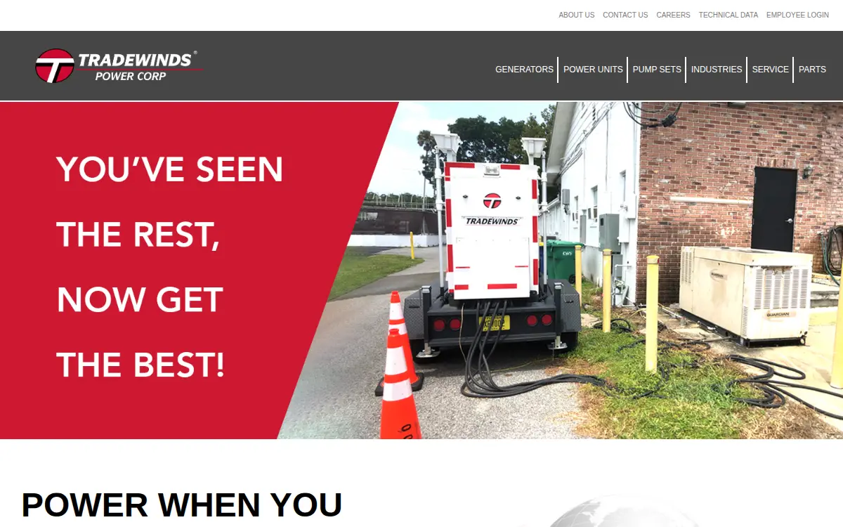 Homepage of Southeast Power Group, INC.