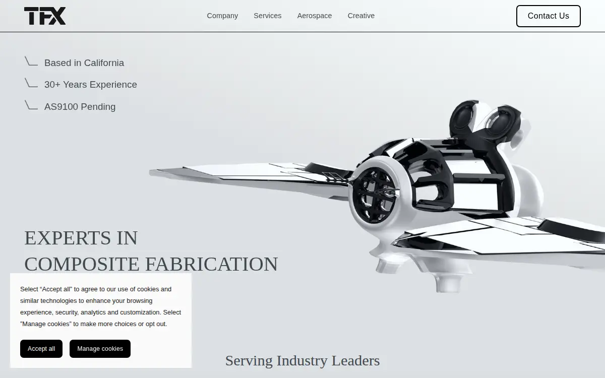 Homepage of Trans Fx, INC.