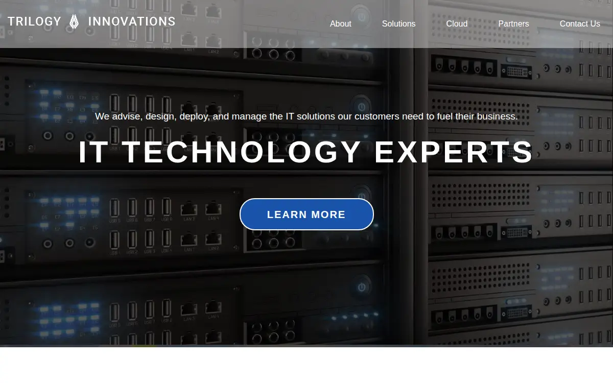 Homepage of Trilogy Leasing Co., LLC