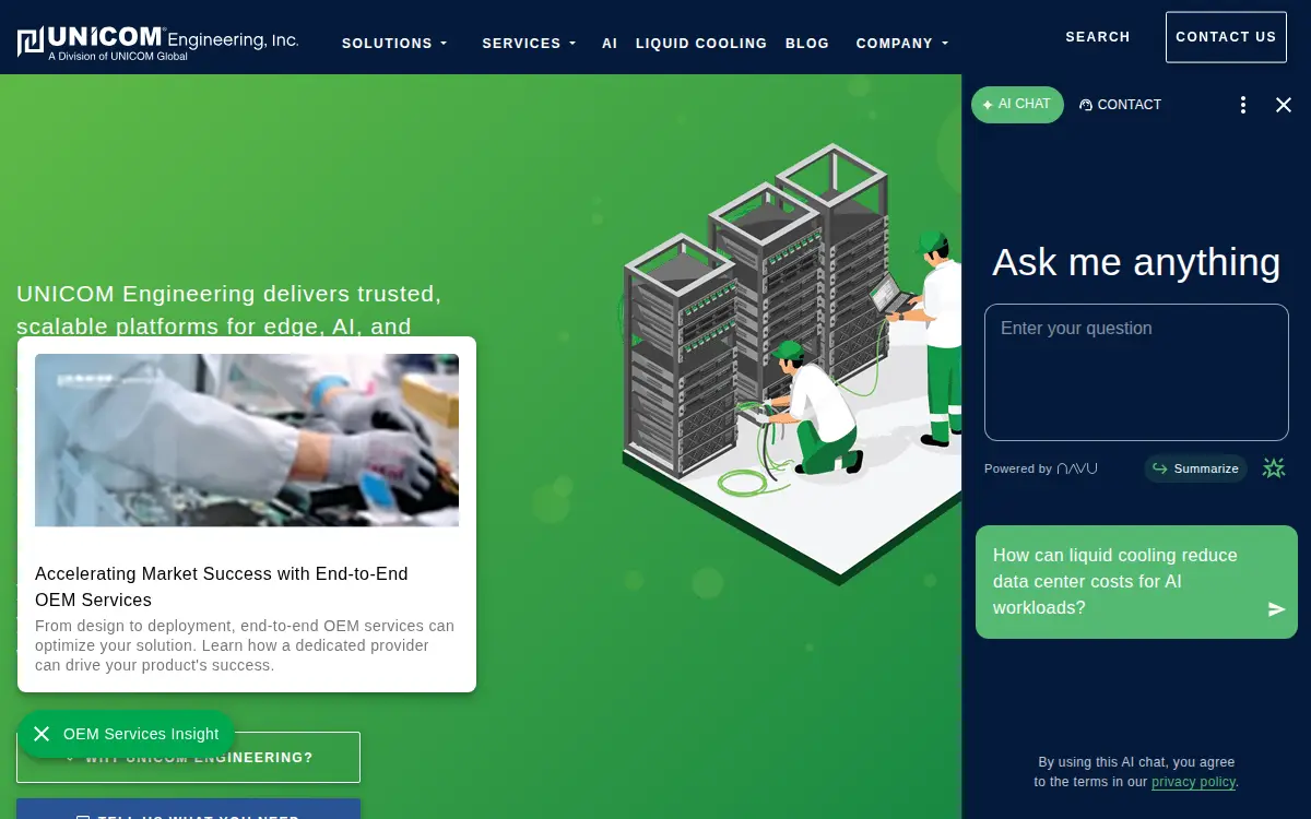 Homepage of Unicom Engineering, INC.