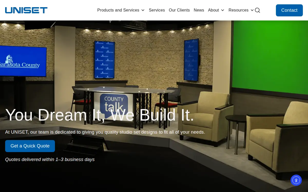 Homepage of Uniset LLC
