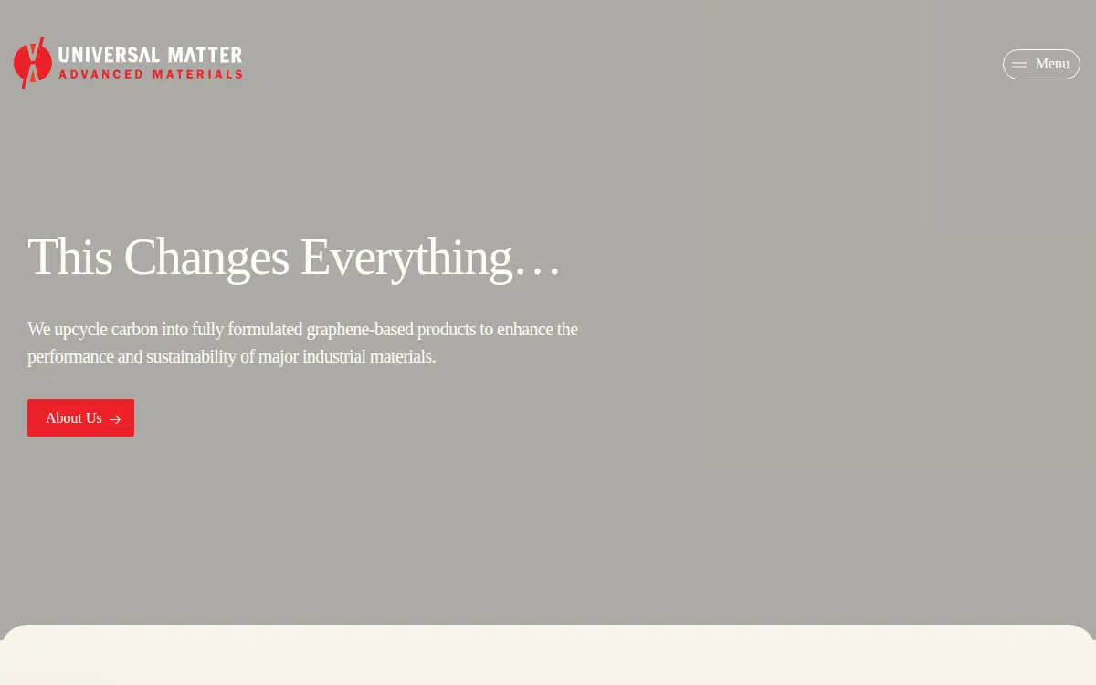 Homepage of Universal Matter LTD