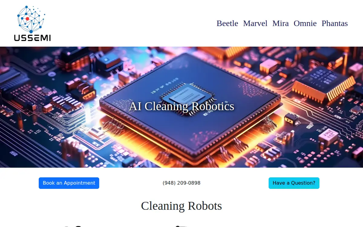 Homepage of Ussemi INC.
