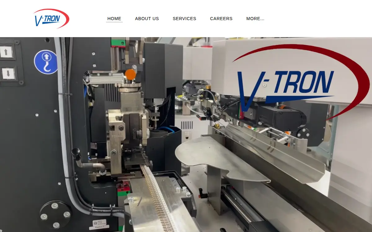 Homepage of V-tron Electronics CORP