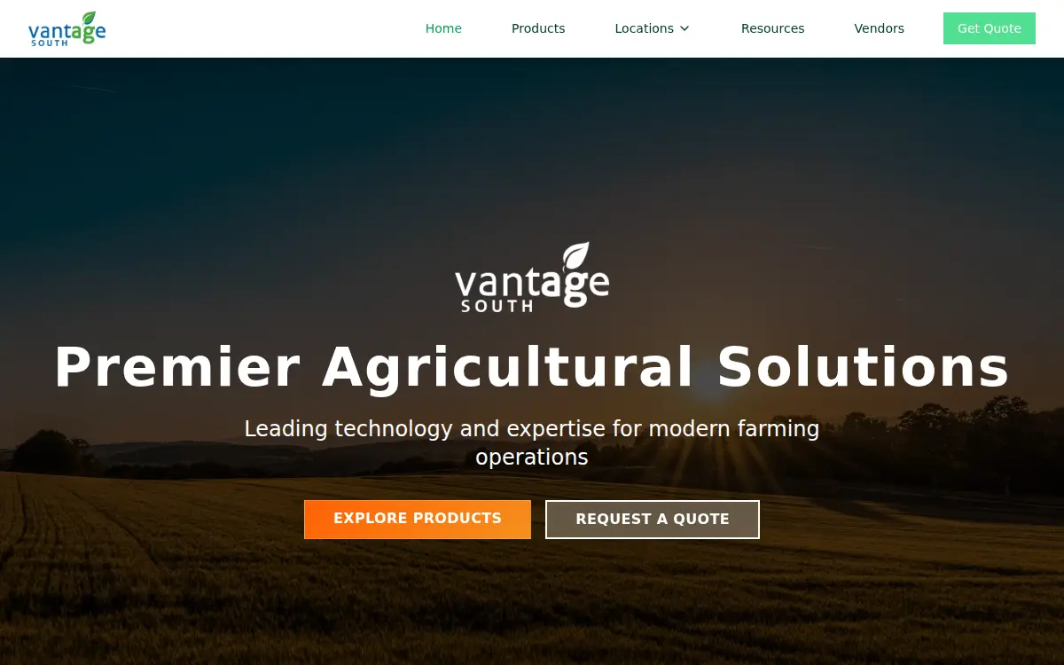 Homepage of Vantage South, INC