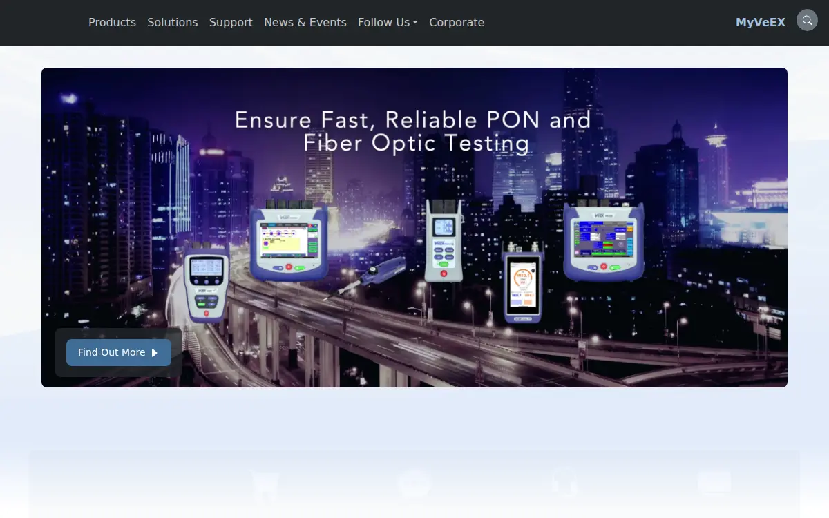 Homepage of Veex Florida INC.