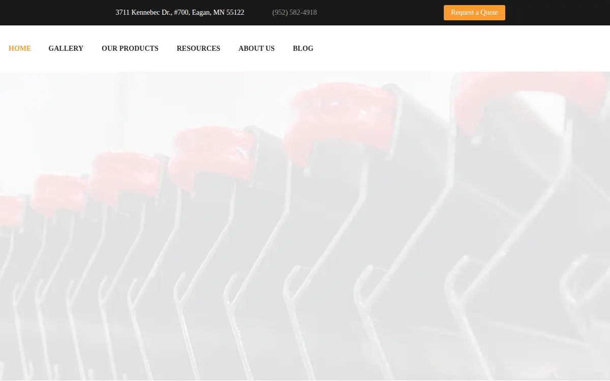 Homepage of Veotec Americas LLC