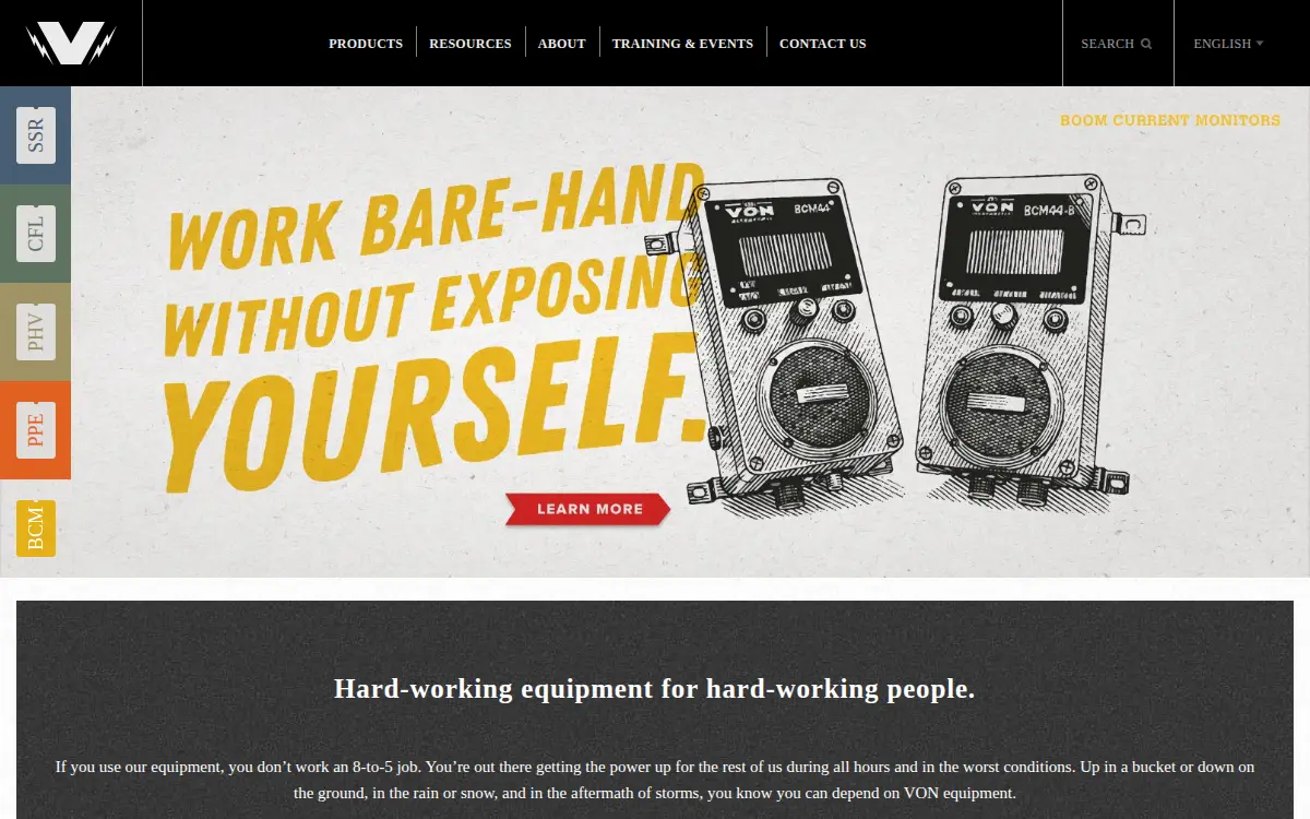 Homepage of The Von Corporation