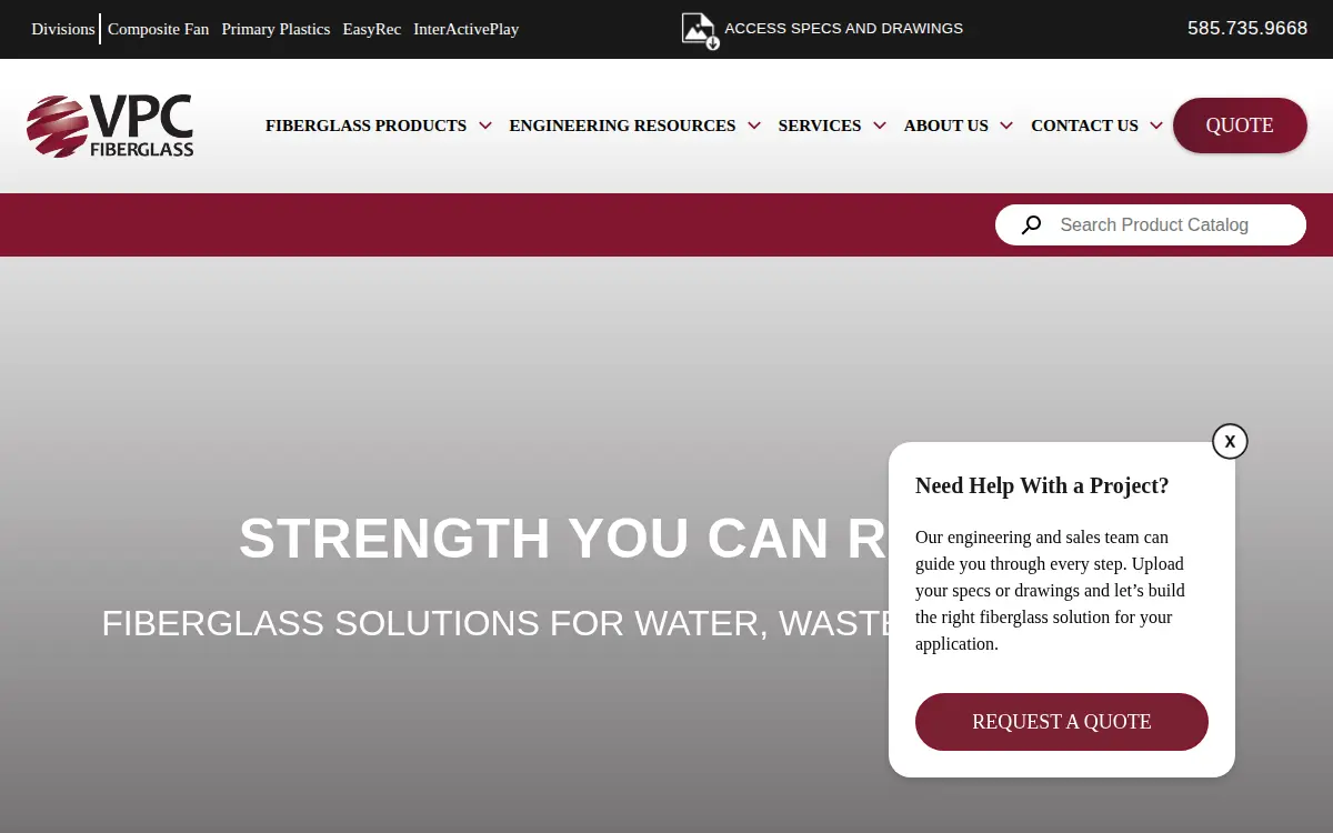 Homepage of Virtual Polymer Compounds, LLC