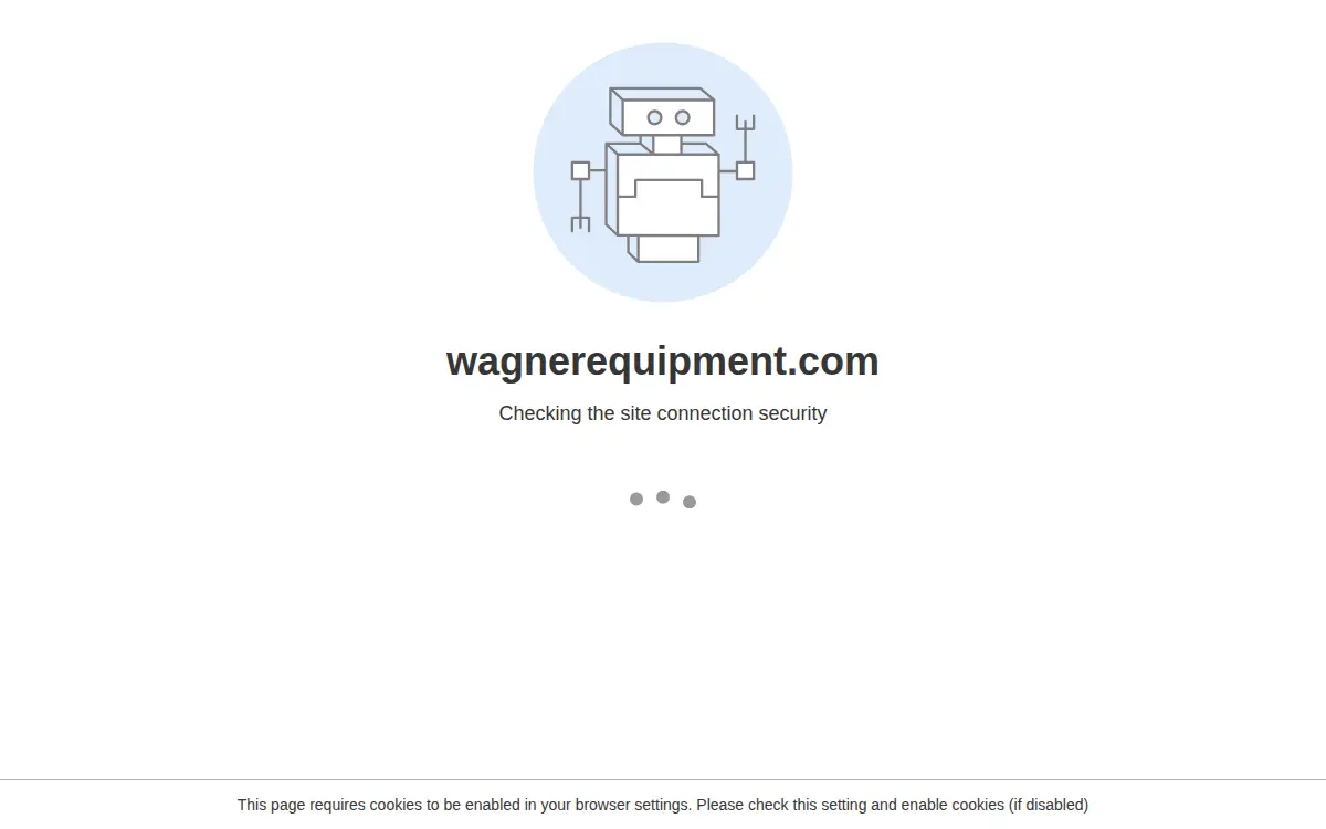 Homepage of Wagner Equipment CO