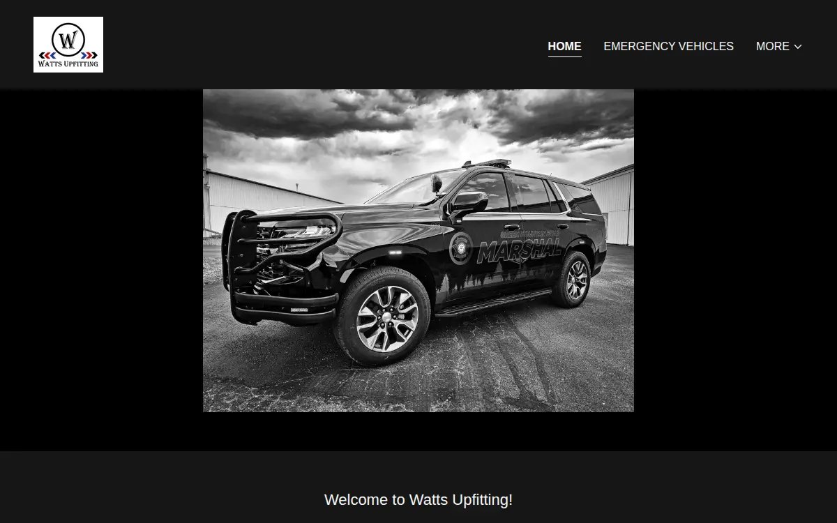 Homepage of Watts Upfitting INC