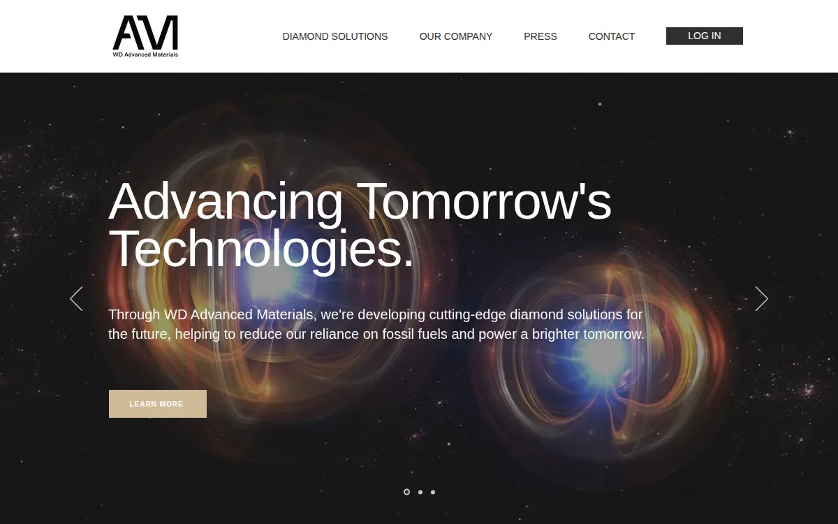 Homepage of Wd Advanced Materials, LLC