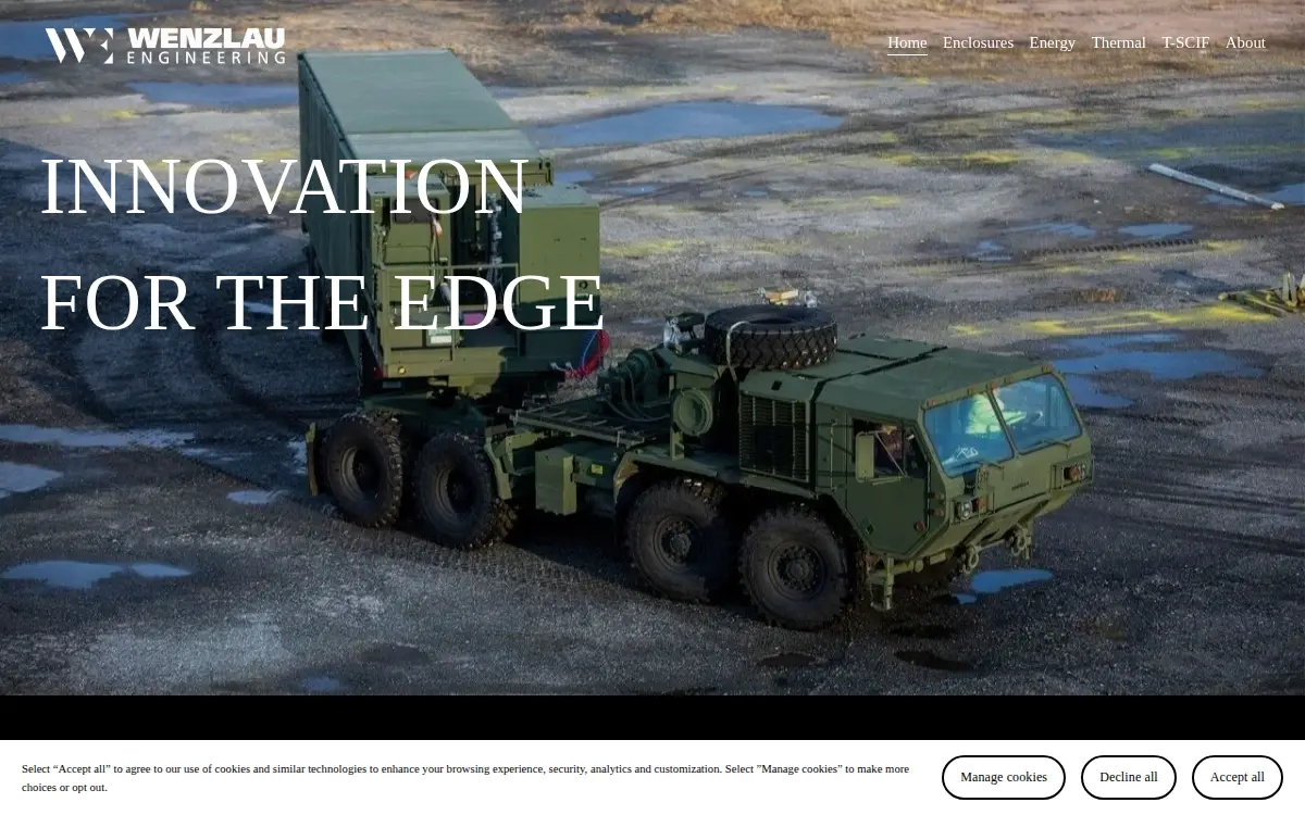 Homepage of Wenzlau Engineering INC