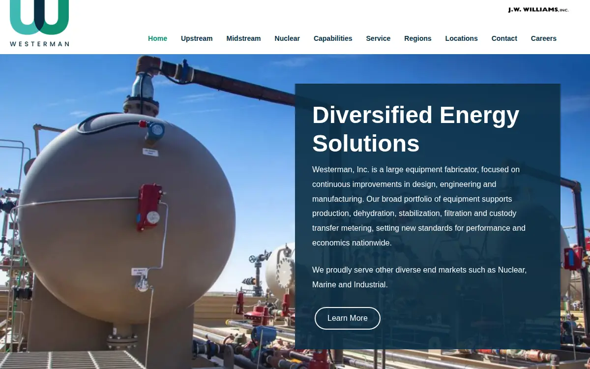 Homepage of Westerman, INC