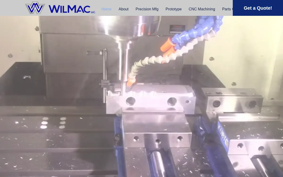 Homepage of Wilmac LLC