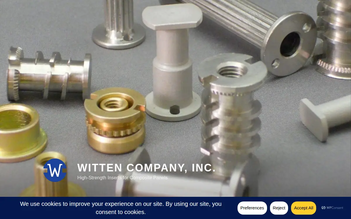 Homepage of Witten Company INC