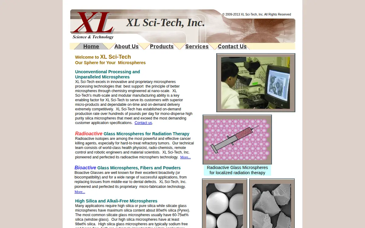 Homepage of Xl Sci-tech INC