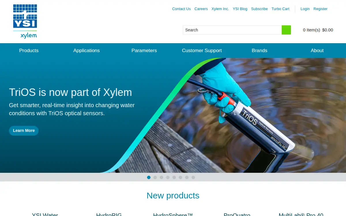 Homepage of Ysi INC
