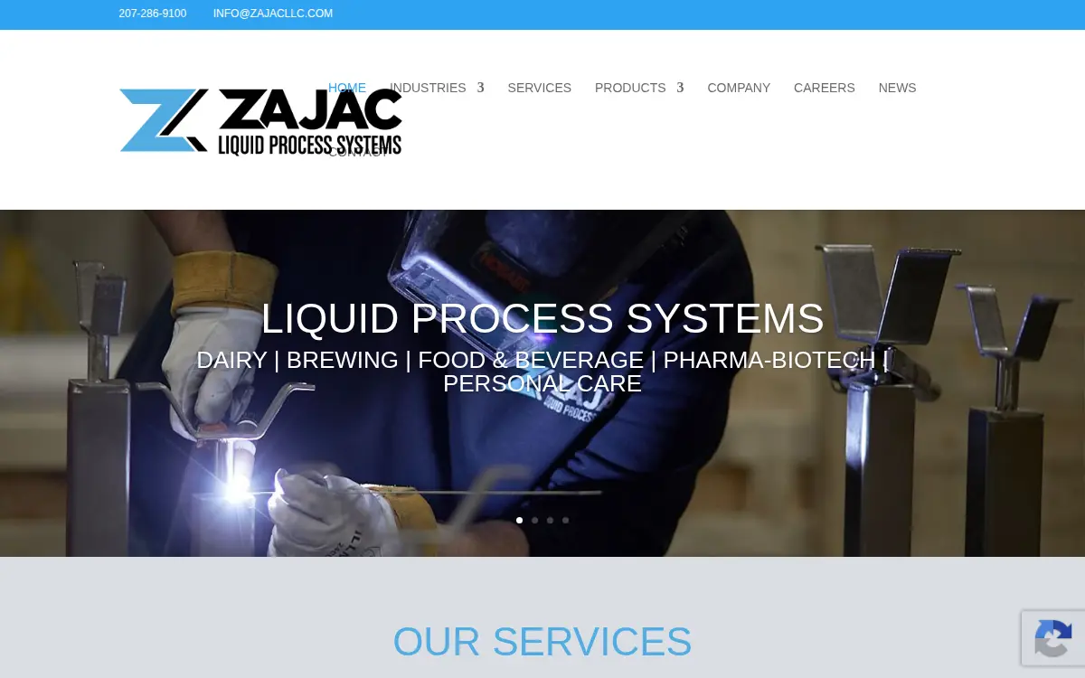 Homepage of Zajac, LLC