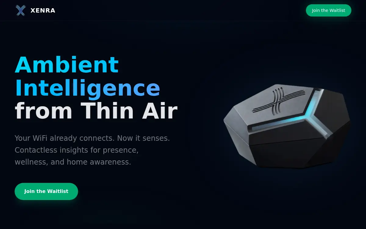 Homepage of Xenra, INC